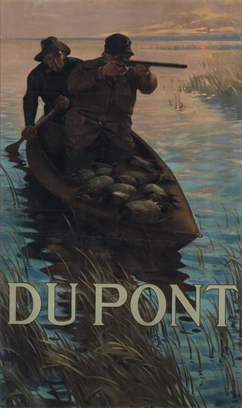 VARIOUS ARTISTS. DU PONT. Two posters. Sizes vary.